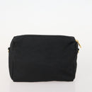 FENDI Pecan Canvas Hand Bag Nylon PVC 4 Set Brown Black Auth ti3892-21