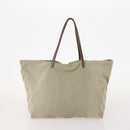 FENDI Pecan Canvas Hand Bag Nylon PVC 4 Set Brown Black Auth ti3892-8