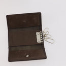 BURBERRY Nova Check Pouch Canvas Leather 3 Set Beige Black Auth ti3893-20