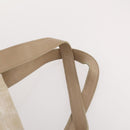 CHANEL New Travel Line Tote Bag Nylon 2 Set Beige CC Auth ti3894-14