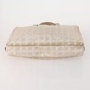 CHANEL New Travel Line Tote Bag Nylon 2 Set Pink Beige CC Auth ti3896-7