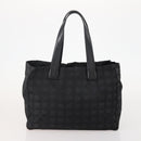 CHANEL New Travel Line Tote Bag Nylon 3 Set Black CC Auth ti3897-16