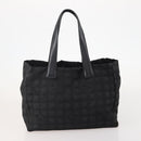 CHANEL New Travel Line Tote Bag Nylon 3 Set Black CC Auth ti3897-17