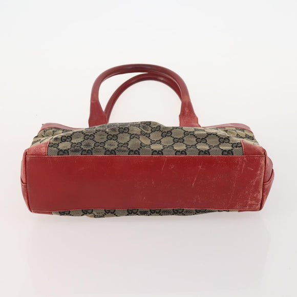 GUCCI GG Canvas Shoulder Bag Nylon 3 Set Beige Black Auth ti3900