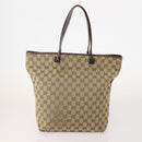 GUCCI GG Canvas Shoulder Bag Nylon 3 Set Beige Black Auth ti3900-3