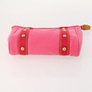 LOUIS VUITTON Belt Canvas Leather 2 Set Pink Beige LV Auth ti3901-6