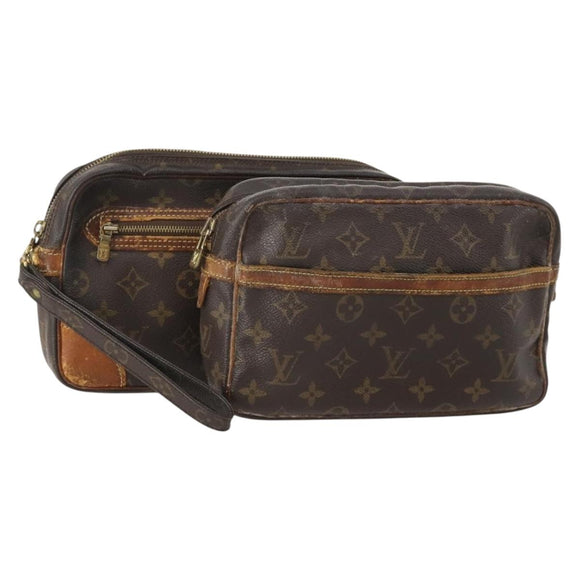 LOUIS VUITTON Monogram Pouch 2 Set LV Auth ti3902
