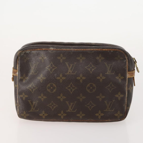 LOUIS VUITTON Monogram Pouch 2 Set LV Auth ti3902
