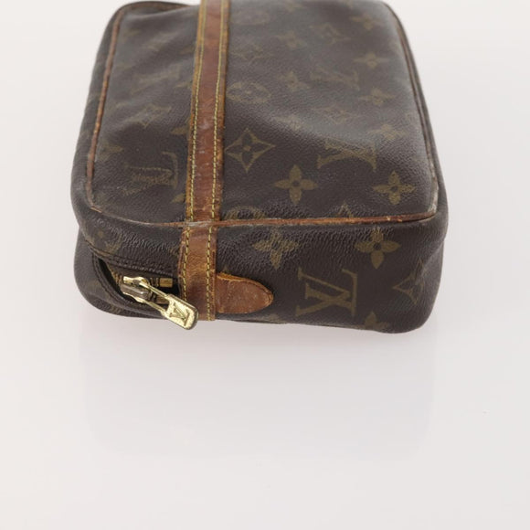 LOUIS VUITTON Monogram Pouch 2 Set LV Auth ti3902