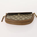 GUCCI GG Supreme Shoulder Bag PVC 3 Set Beige Brown Auth ti3903-13