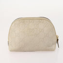 GUCCI GG Supreme Shoulder Bag PVC 3 Set Beige Brown Auth ti3903-16