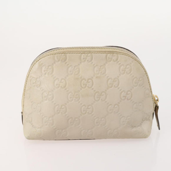 GUCCI GG Supreme Shoulder Bag PVC 3 Set Beige Brown Auth ti3903