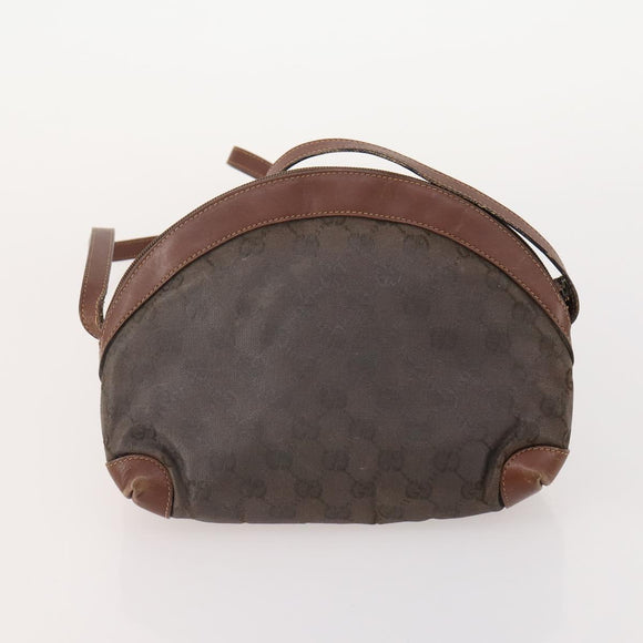 GUCCI GG Supreme Shoulder Bag PVC 3 Set Beige Brown Auth ti3903