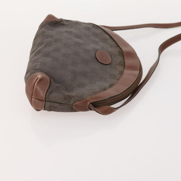 GUCCI GG Supreme Shoulder Bag PVC 3 Set Beige Brown Auth ti3903