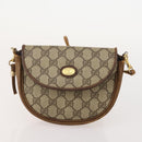 GUCCI GG Supreme Shoulder Bag PVC 3 Set Beige Brown Auth ti3903-8