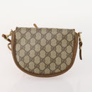 GUCCI GG Supreme Shoulder Bag PVC 3 Set Beige Brown Auth ti3903-9