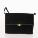 Salvatore Ferragamo Shoulder Bag Suede 2 Set Black Auth ti3904-10