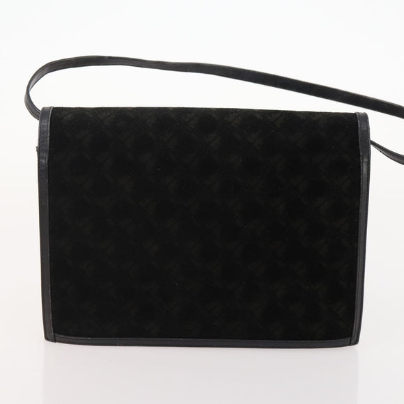 Salvatore Ferragamo Shoulder Bag Suede 2 Set Black Auth ti3904