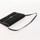 Salvatore Ferragamo Shoulder Bag Suede 2 Set Black Auth ti3904-13