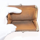 CELINE Macadam Canvas Wallet PVC 2 Set Brown Beige Auth ti3905-8