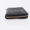 Miu Miu Matelasse Wallet Leather 2 Set Black Pink Auth ti3907-11