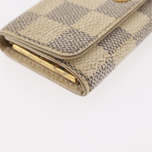 LOUIS VUITTON Monogram Epi Wallet 5 Set Red Damier Azur LV Auth ti3908