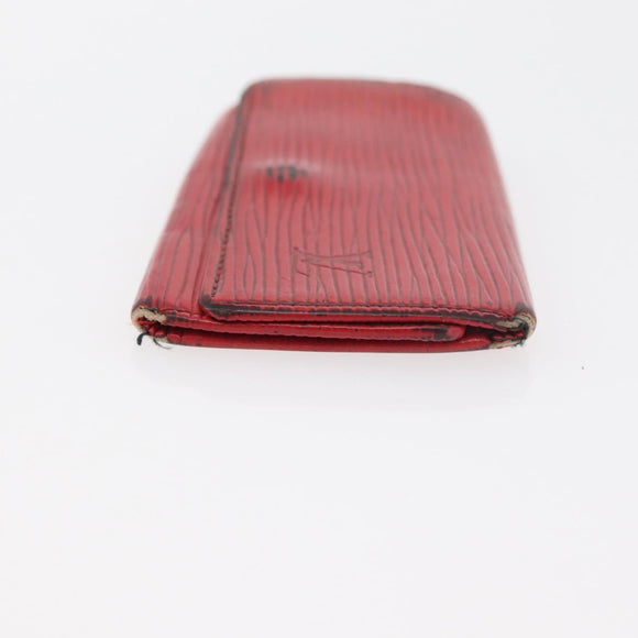 LOUIS VUITTON Monogram Epi Wallet 5 Set Red Damier Azur LV Auth ti3908