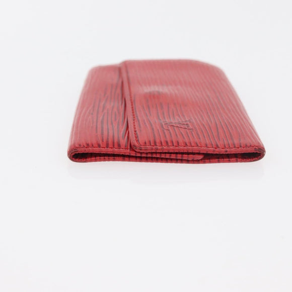 LOUIS VUITTON Monogram Epi Wallet 5 Set Red Damier Azur LV Auth ti3908