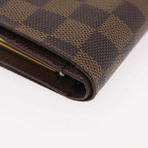 LOUIS VUITTON Monogram Epi Wallet 5 Set Red Damier Azur LV Auth ti3908