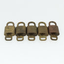 LOUIS VUITTON Padlock 10 Set Padlock metal Gold LV Auth ti3909-6