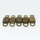LOUIS VUITTON Padlock 10 Set Padlock metal Gold LV Auth ti3909-7
