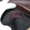 GUCCI GG Canvas Waist bag Beige Silver 92543 Auth ti3910-18