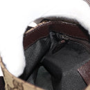 GUCCI GG Canvas Waist bag Beige Silver 92543 Auth ti3910-20