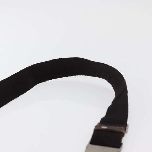 GUCCI GG Canvas Waist bag Beige Silver 92543 Auth ti3910