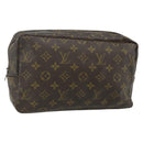 LOUIS VUITTON Monogram Trousse Toilette 28 Clutch Bag M47522 LV Auth ti3912-1