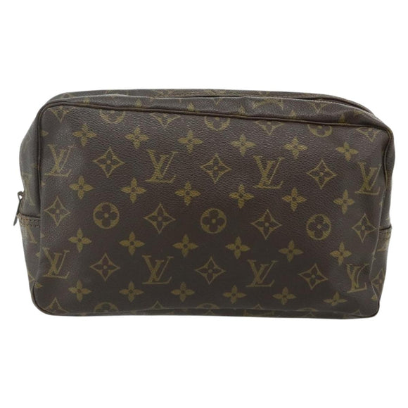 LOUIS VUITTON Monogram Trousse Toilette 28 Clutch Bag M47522 LV Auth ti3912