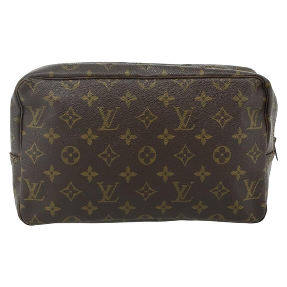 LOUIS VUITTON Monogram Trousse Toilette 28 Clutch Bag M47522 LV Auth ti3912