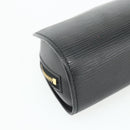 LOUIS VUITTON Epi Dauphine PM Pouch Black M48442 LV Auth ti3913-16