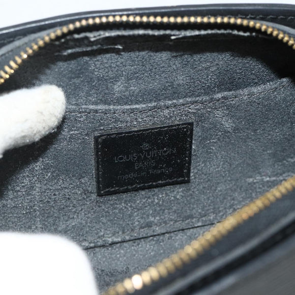 LOUIS VUITTON Epi Dauphine PM Pouch Black M48442 LV Auth ti3913