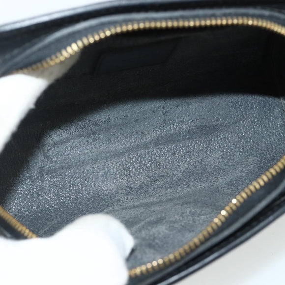 LOUIS VUITTON Epi Dauphine PM Pouch Black M48442 LV Auth ti3913