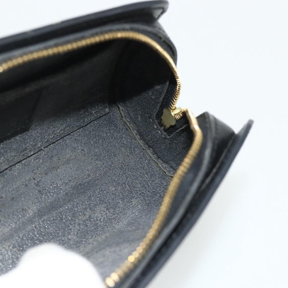 LOUIS VUITTON Epi Dauphine PM Pouch Black M48442 LV Auth ti3913