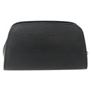LOUIS VUITTON Epi Dauphine PM Pouch Black M48442 LV Auth ti3913-2