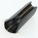 LOUIS VUITTON Epi Dauphine PM Pouch Black M48442 LV Auth ti3913-5