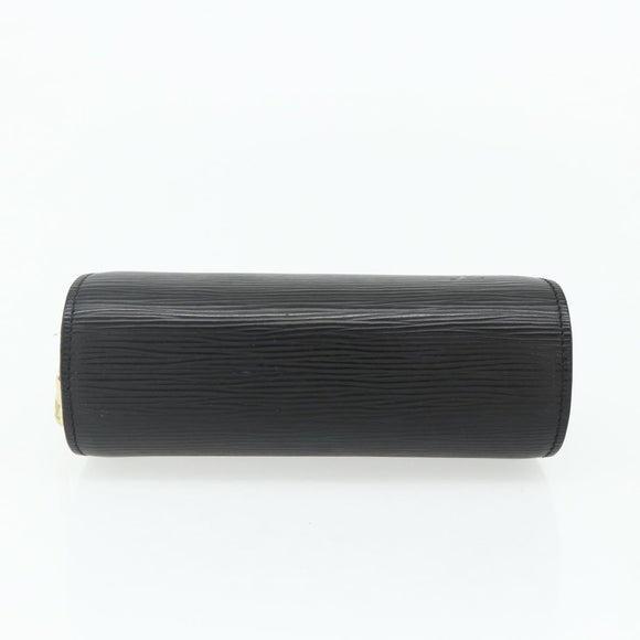 LOUIS VUITTON Epi Dauphine PM Pouch Black M48442 LV Auth ti3913