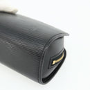 LOUIS VUITTON Epi Dauphine PM Pouch Black M48442 LV Auth ti3913-7