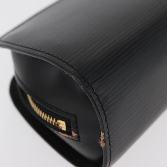 LOUIS VUITTON Epi Dauphine PM Pouch Black M48442 LV Auth ti3914