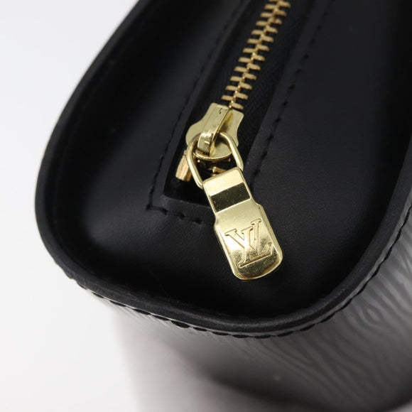 LOUIS VUITTON Epi Dauphine PM Pouch Black M48442 LV Auth ti3914