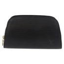 LOUIS VUITTON Epi Dauphine PM Pouch Black M48442 LV Auth ti3914-13