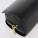 LOUIS VUITTON Epi Dauphine PM Pouch Black M48442 LV Auth ti3914-7