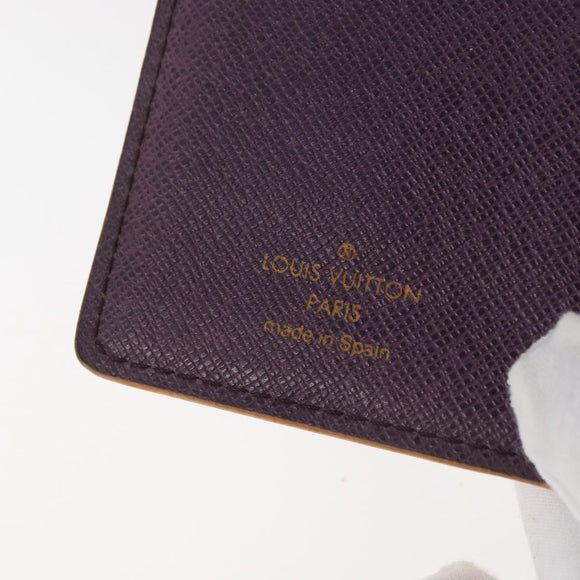 LOUIS VUITTON Epi Agenda PM Day Planner Cover Yellow R20059 LV Auth ti3915